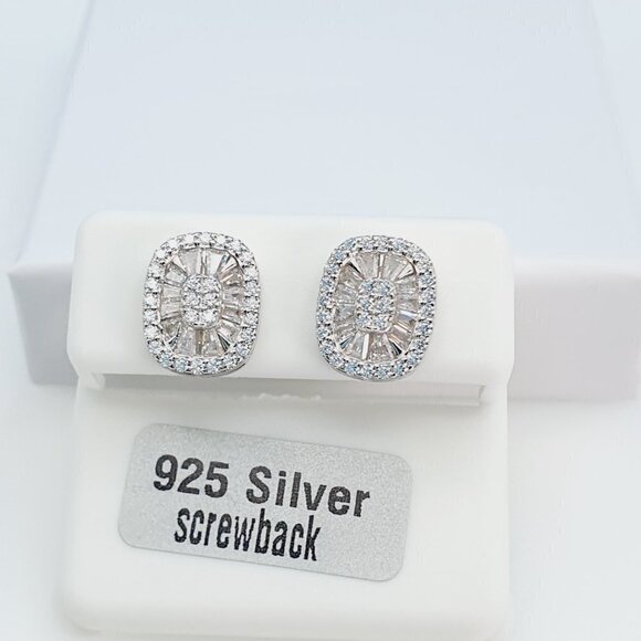 - "925 Sterling Silver Cubic Zirconia Earrings, U19254836 - Picture 8 of 11